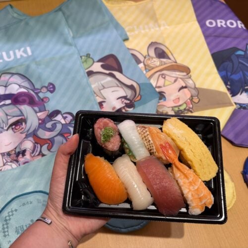 スシロー　観月の宴 原神コラボ限定セット8貫 コラボ限定エコバッグ付き