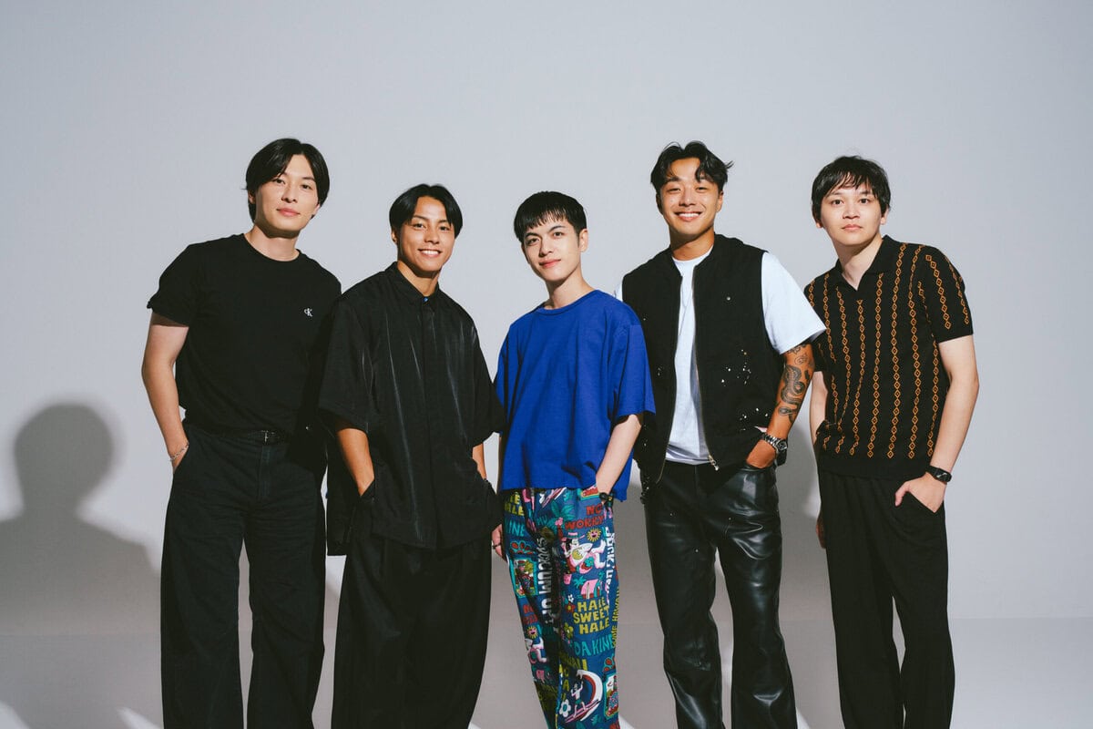Prime Video『ラブ トランジット』シーズン3 参加者　（左から）ゆうやさん、イッセイさん、ひろきさん、ヒロさん、ユウマさん