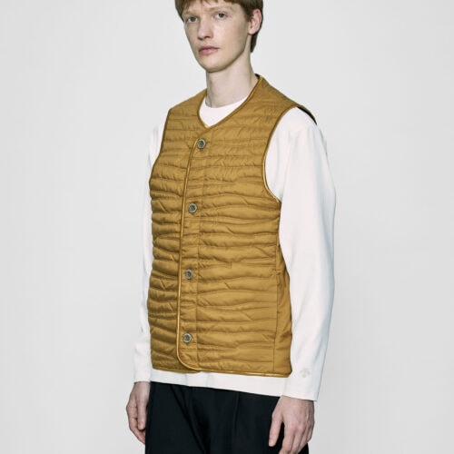 ATY STRETCH WOVEN QUILTED SHORT LINER COAT ¥88,000