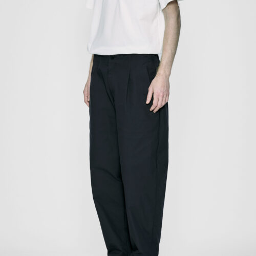 ATY STRETCH WOVEN ONE TUCK CURVE PANTS ¥39,600