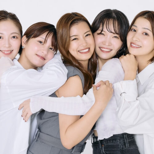 Prime Video『ラブ トランジット』シーズン3 参加者のミクさん、しおりさん、ユリさん、ひなこさん、みゆうさん