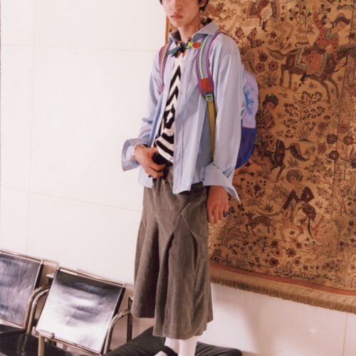 エルメスの古着ドレスシャツ