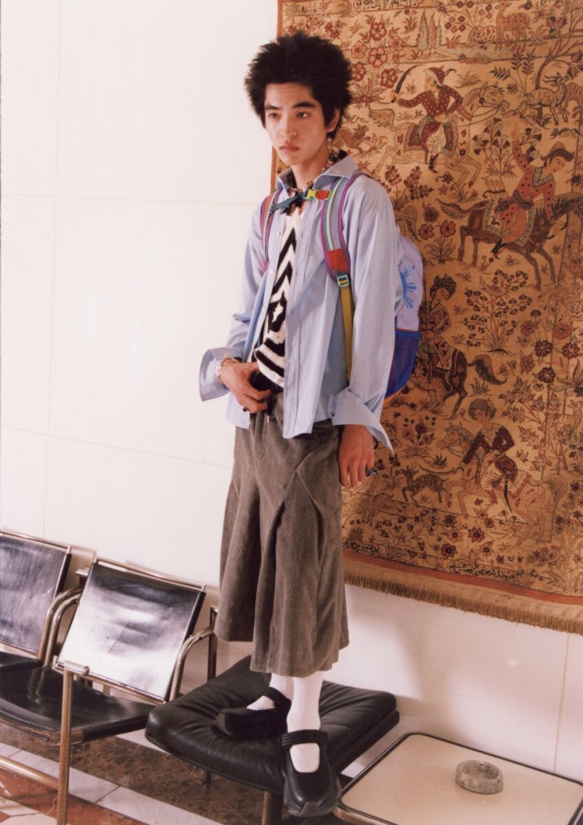 エルメスの古着ドレスシャツ