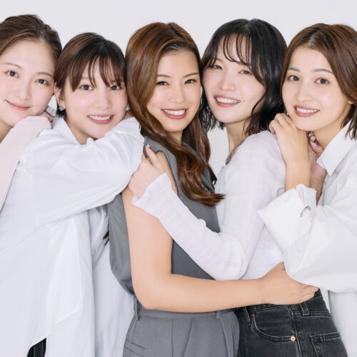 Prime Video『ラブ トランジット』シーズン3 参加者のミクさん、しおりさん、ユリさん、ひなこさん、みゆうさん