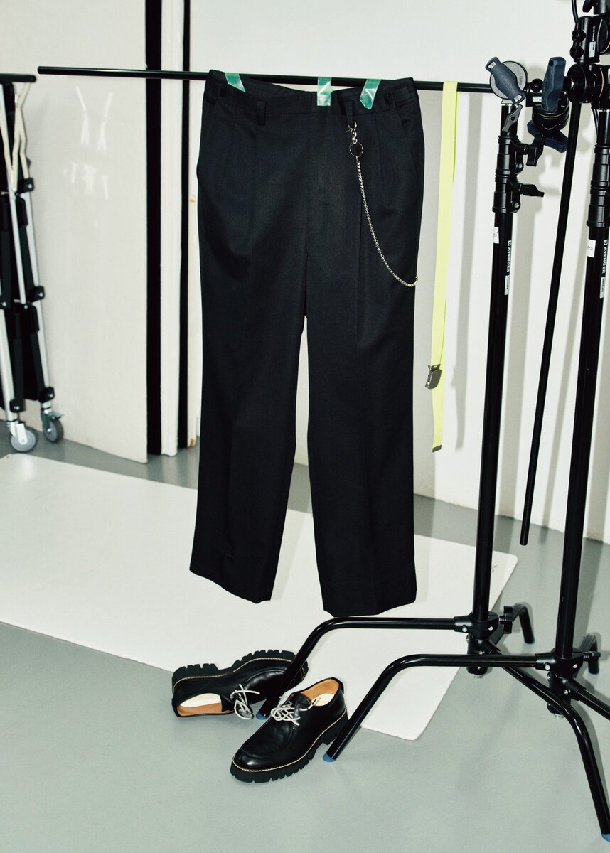 アナーキスト テーラーのワイドスラックス