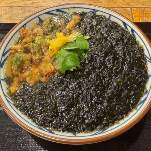 【千葉】ゆず香るあさり天と海苔の旨だしうどん