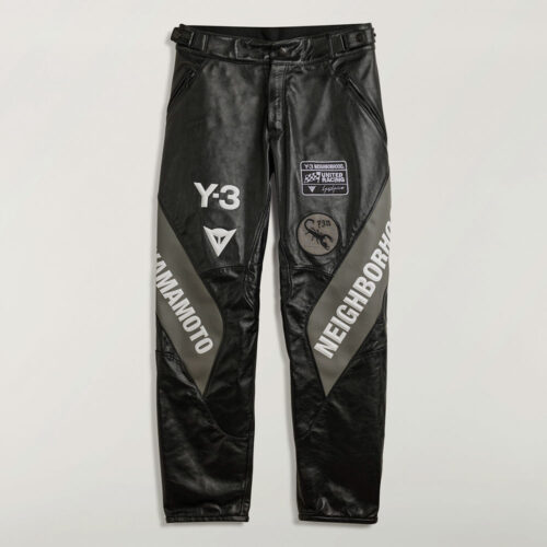 Y-3 NBHD MOTO LEATHER PANTS ¥275,000
