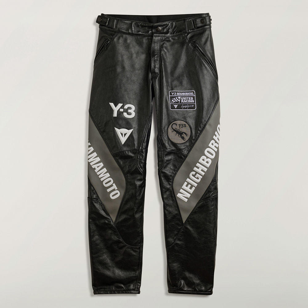 Y-3 NBHD MOTO LEATHER PANTS ¥275,000