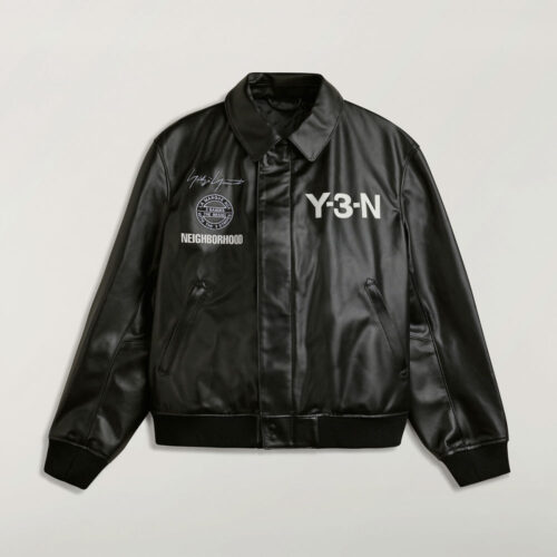 Y-3 NBHD LEATHER BOMBER JACKET ¥319,000