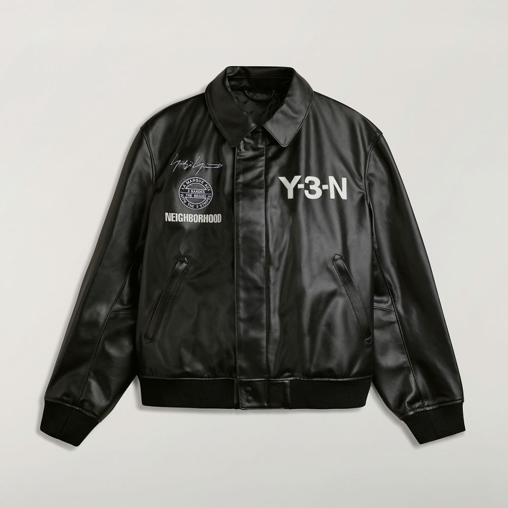 Y-3 NBHD LEATHER BOMBER JACKET ¥319,000