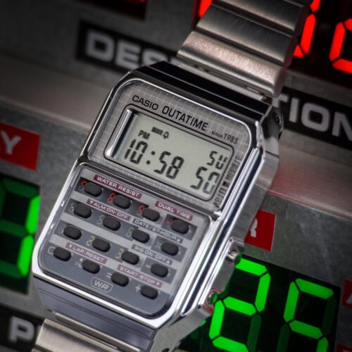 カシオ×バック・トゥ・ザ・フューチャーが胸熱！“タイムマシン級”の限定ウォッチ『CA-500WEBF』が登場