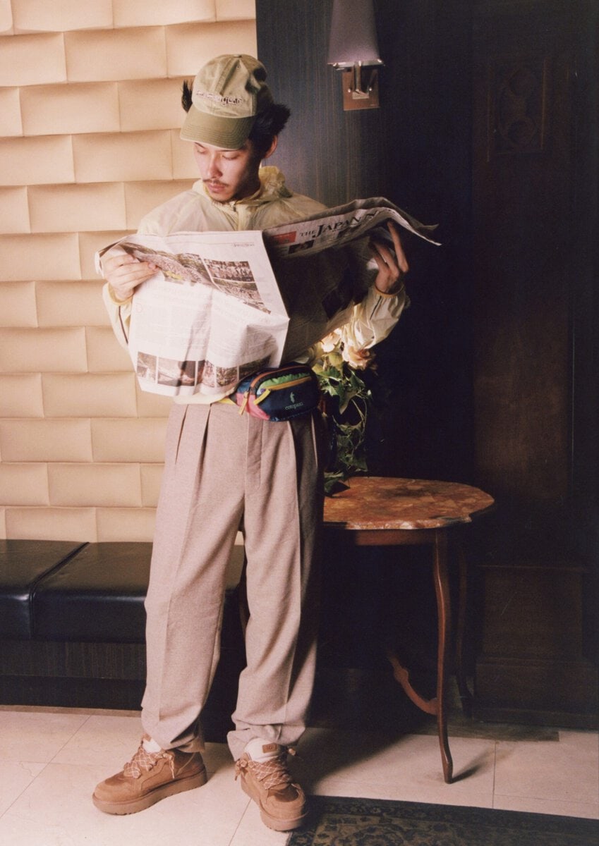 ベルナール ザンスのワイドスラックス