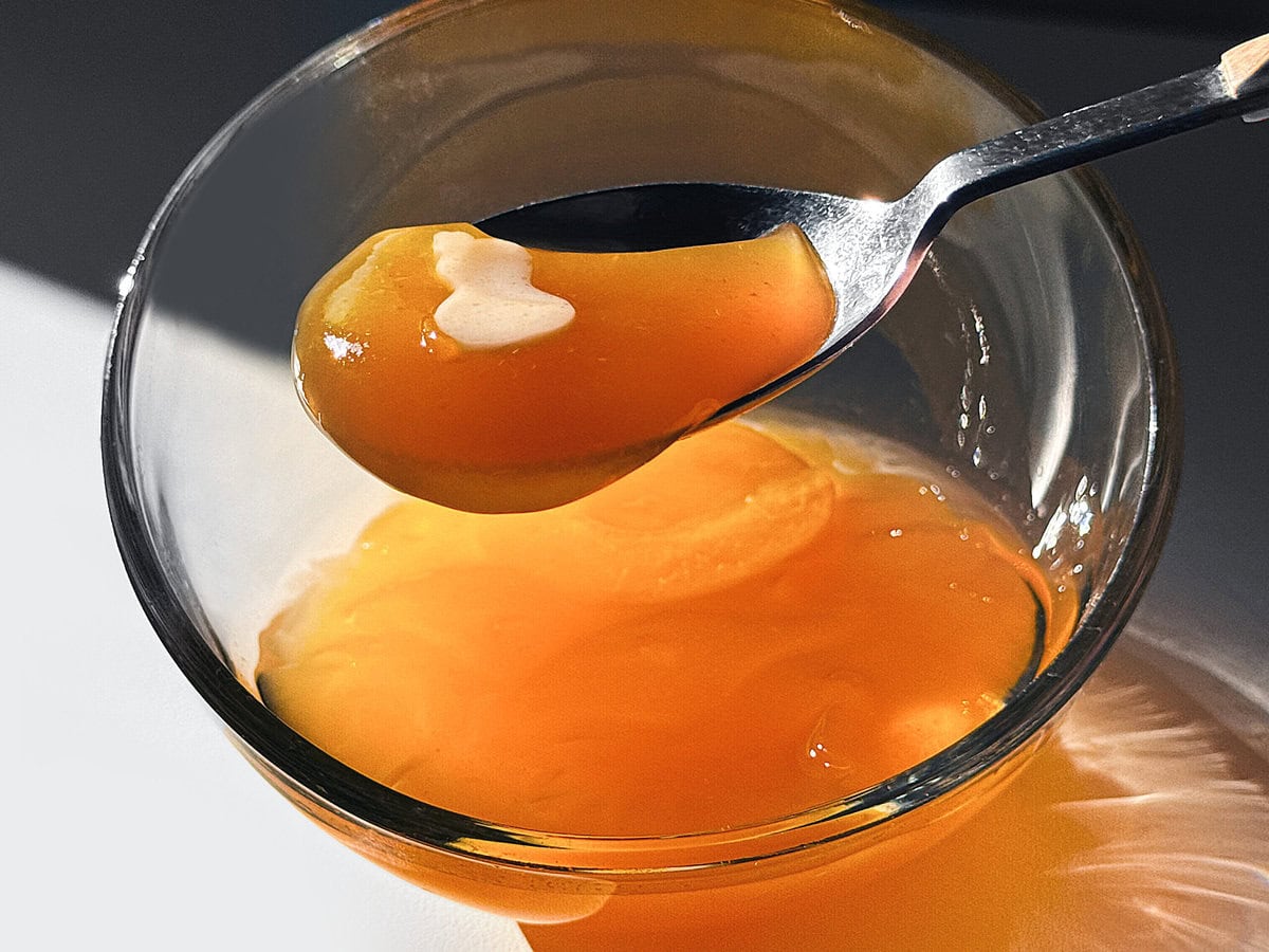 崎陽軒 あんずゼリー ~ひょうちゃん寒天入り