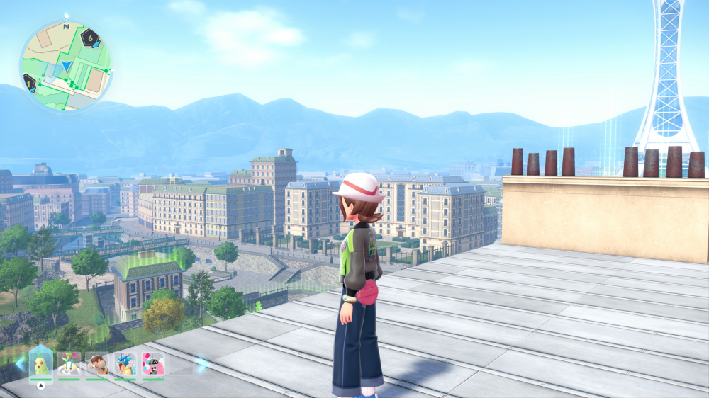 ミアレシティ 屋上の景色