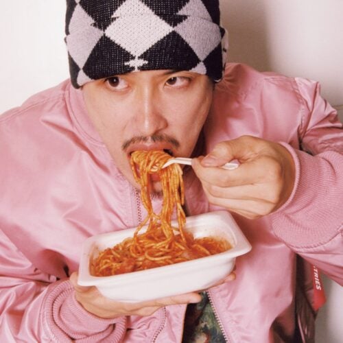 カンゴールのアーガイル柄ニットキャップ