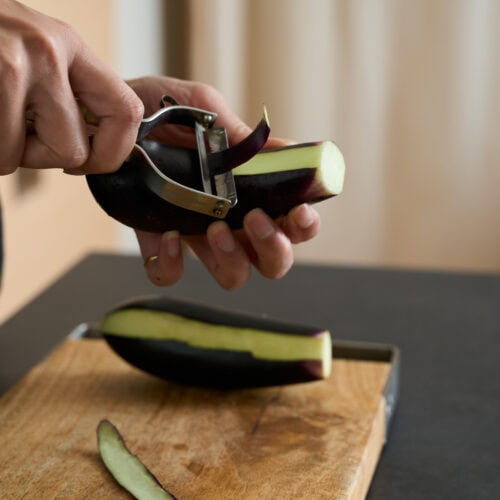 とろとろなすとカリカリベーコンのサラダの作り方