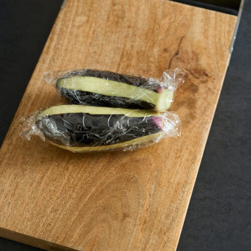 とろとろなすとカリカリベーコンのサラダの作り方