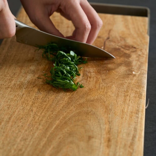 とろとろなすとカリカリベーコンのサラダの作り方