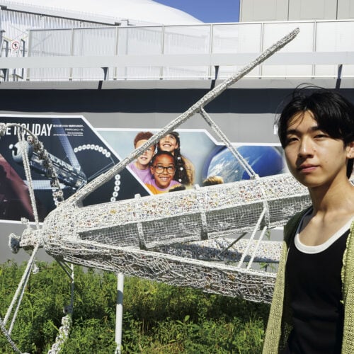 ガンプラのランナーで作ったスペースコロニーの模型！