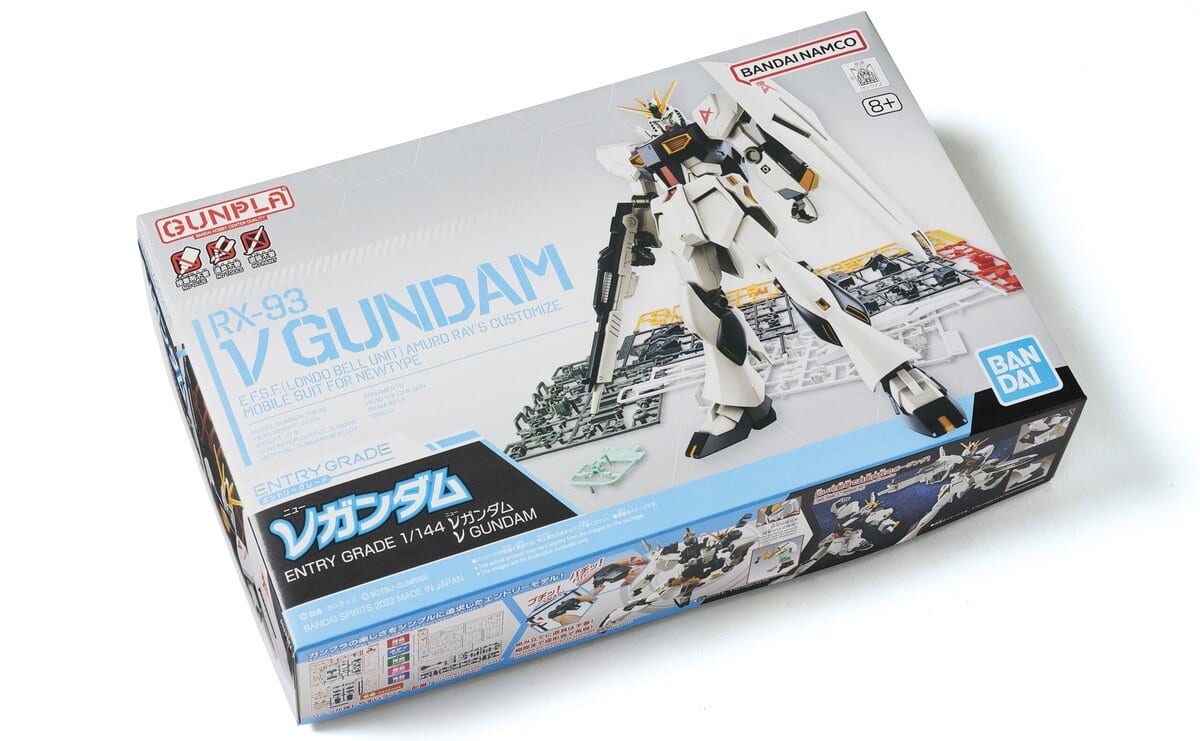 平山くんがビルドに挑戦したガンダム「ENTRY GRADE 1/144 νガンダム」
