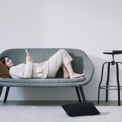 ダウンジャケット ¥9,900、 ダウンパンツ ¥9,900