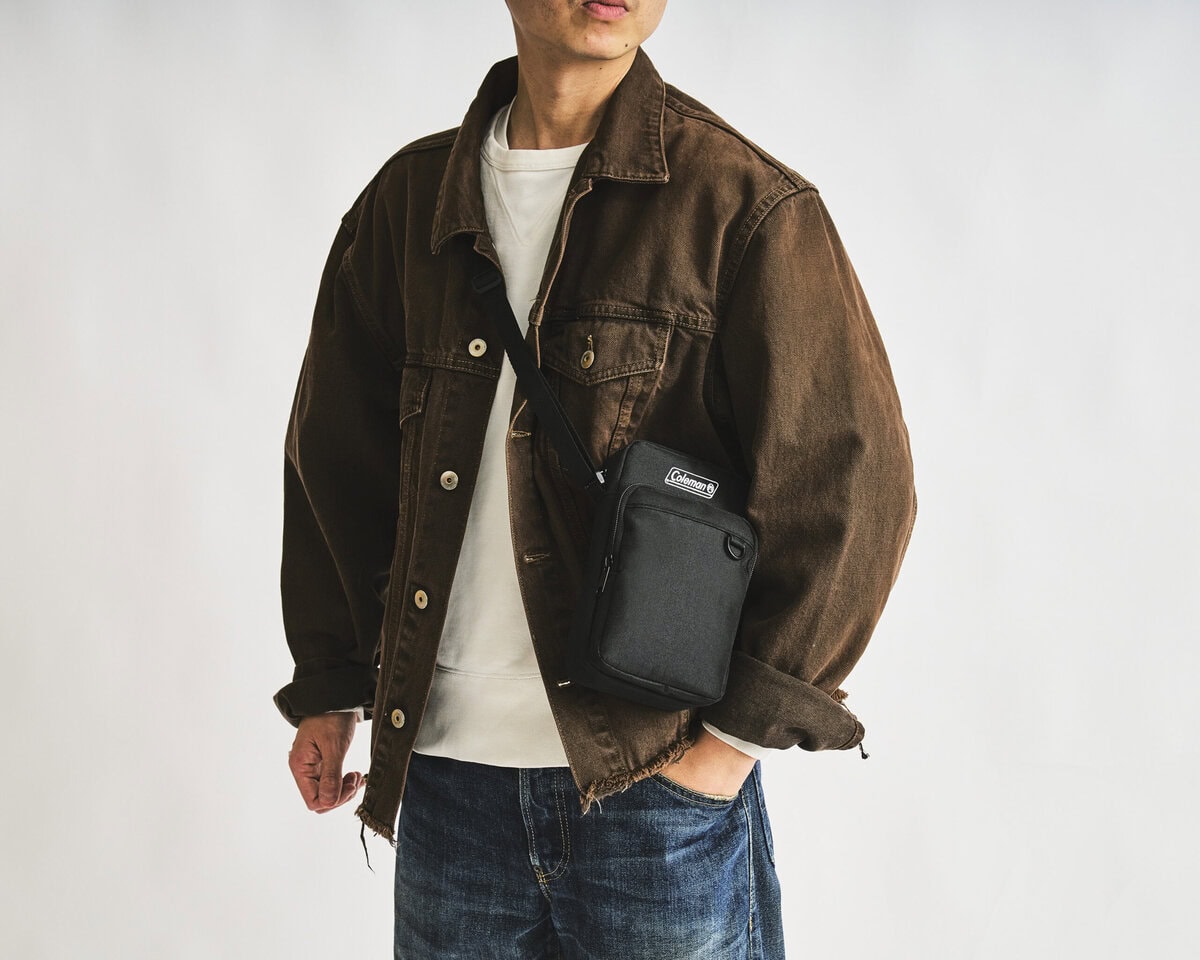 smart2月号特別付録 コールマンのキーリング付き2層ショルダーバッグ