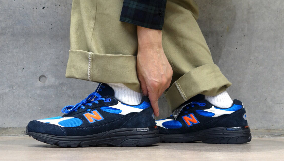 KITH × New Balance（キス × ニューバランス）のマディソンスクエアガーデン "ネイビー/プリンセス