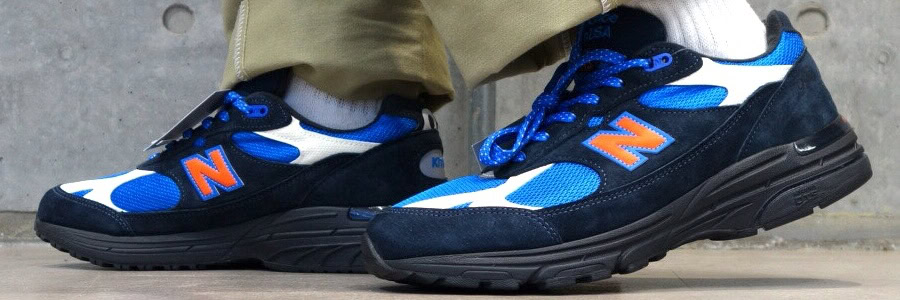 KITH × New Balance（キス × ニューバランス）のマディソンスクエアガーデン "ネイビー/プリンセス