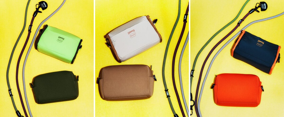 自由な組み合わせを楽しめるストラップとポーチのシリーズ「PARQUE」は、11月21日（金）より CAMPER 渋谷 PARCO、CAMPER 新宿フラッグスをはじめ、カンペールの一部ストアにて先行発売。