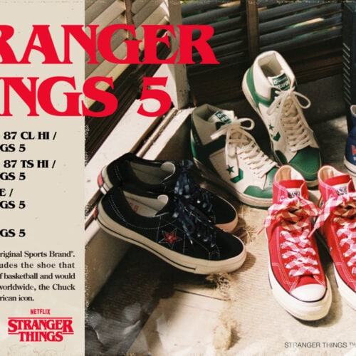 110年以上の歴史を持つアメリカ発のシューズブランドCONVERSE(コンバース)が、大人気Netflixシリーズ「ストレンジャー・シングス 未知の世界」の最終章となるシーズン5の配信開始を記念して、スペシャルコラボレーションを発表。2025年11月27日(木)より、CONVERSE OFFICIAL ONLINE SHOPや取り扱い各店舗にて販売する。