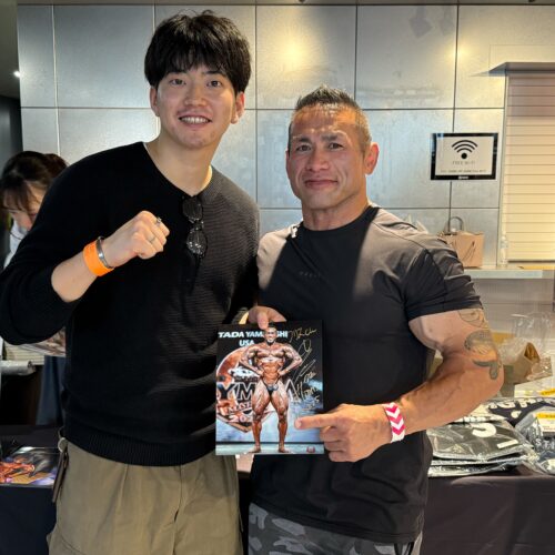 山岸秀匡選手との写真