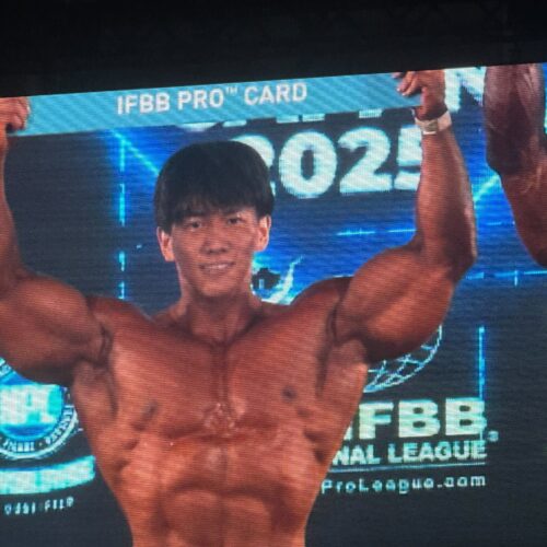 優勝した横川尚隆選手