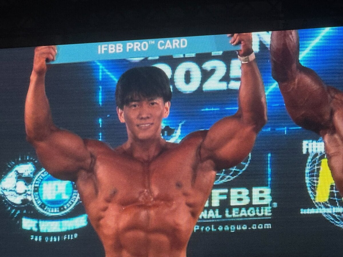 優勝した横川尚隆選手