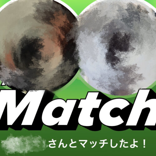 Tinderの「マッチ」画面。1週間のスワイプでなんと2人の異性とご近所飲みをすることに成功！