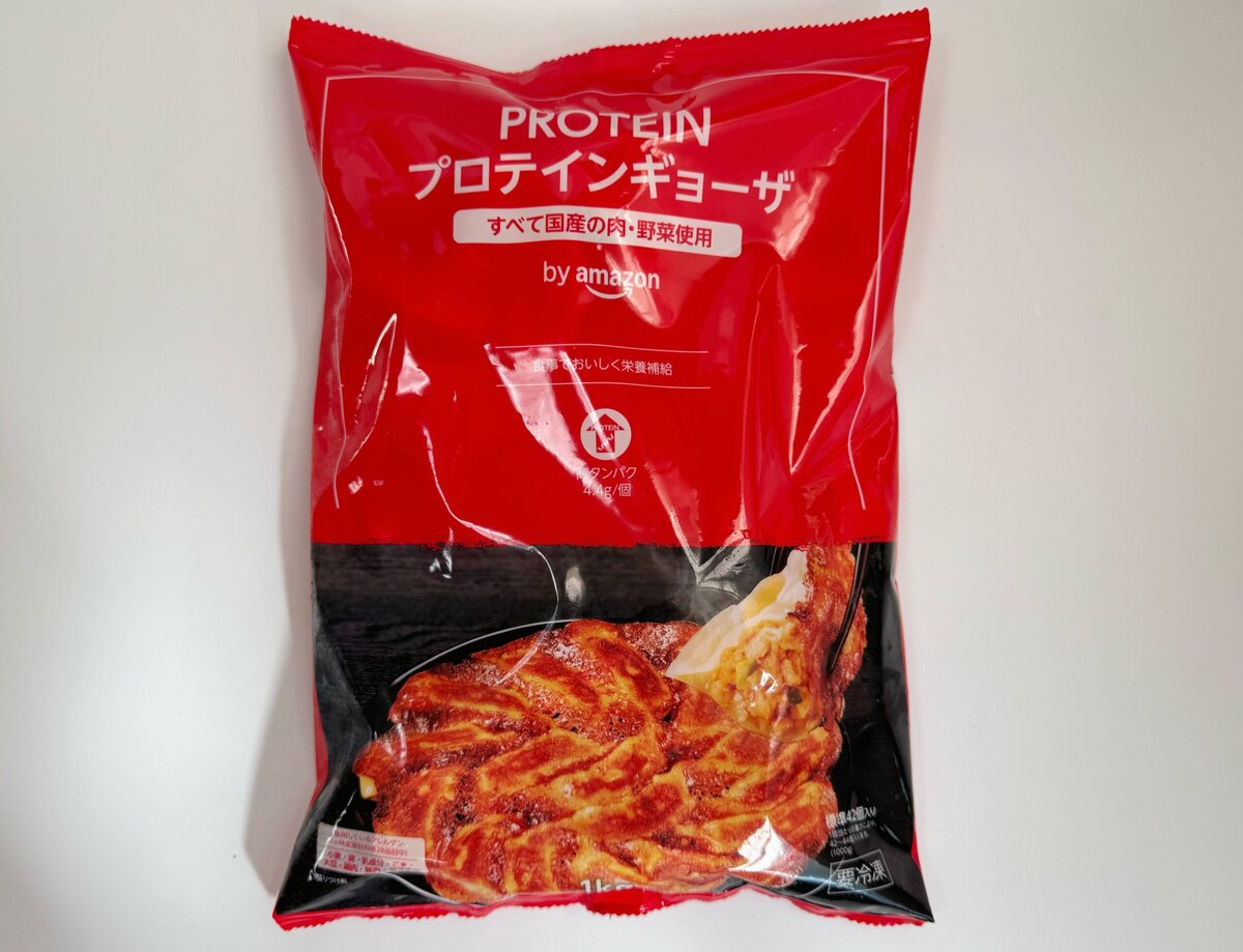 味の素とAmazonが共同開発した人気商品「プロテインギョーザ」
