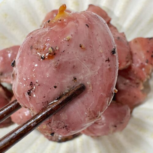 ぷりぷりの砂肝の食感と、香ばしい風味、ちょうど良い塩梅の塩味のバランスが最高！