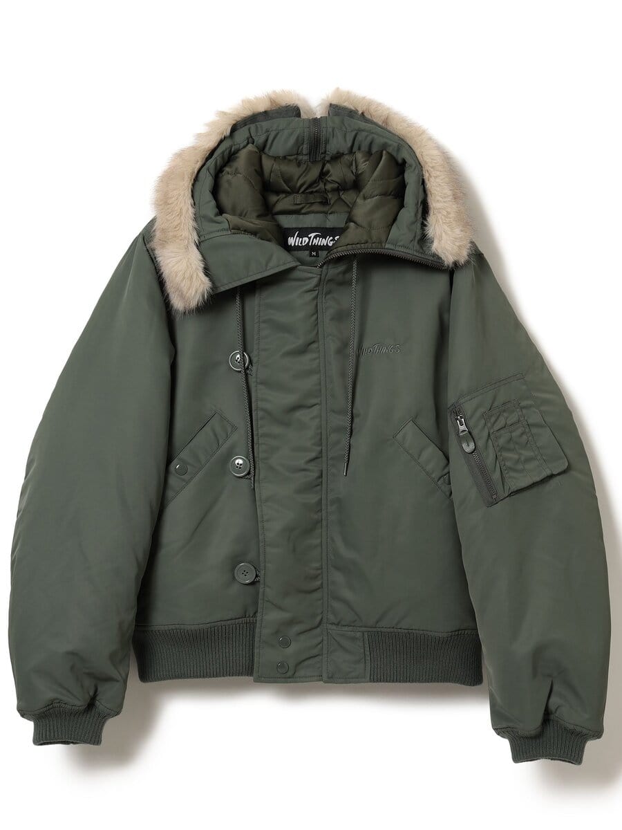 WILD THINGS × BEAMS / N-2B Jacket ¥44,000