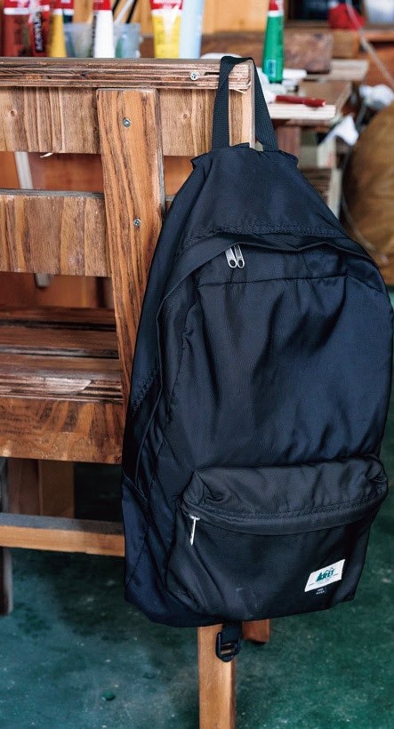 茂田雅弘さんの私服(REIのリュック)