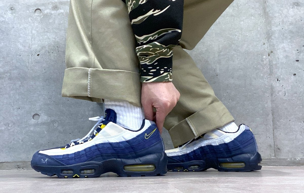 Eric Koston × Nike SB(エリック・コストン × ナイキ SB)のエアマックス95 "オブシディアン アンド スピードイエロー"