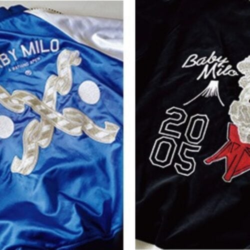 スタイリスト・大久保篤志さんの“MY BAPE®” BABY MILO® REVERSIBLE SOUVENIR JACKET