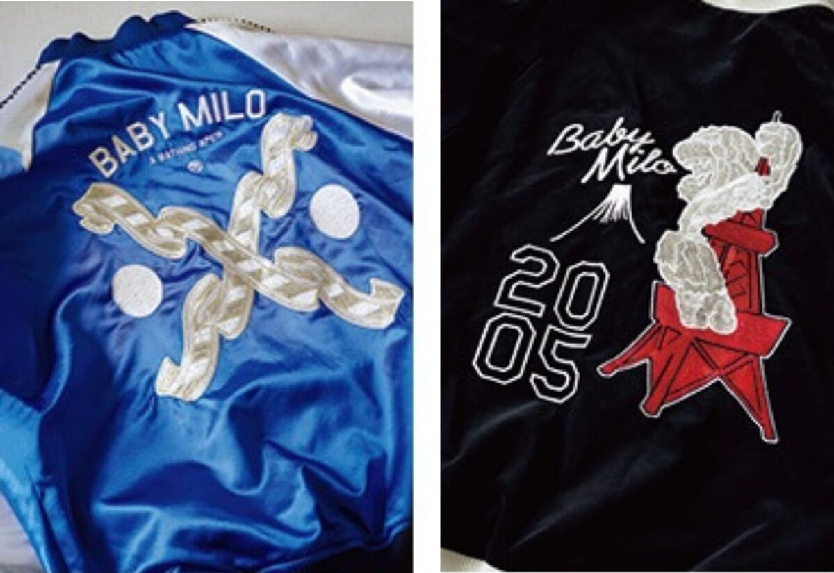スタイリスト・大久保篤志さんの“MY BAPE®”  BABY MILO®
REVERSIBLE SOUVENIR JACKET