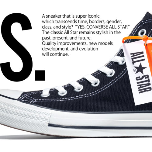 CONVERSE（コンバース）の永久定番モデル “ALL STAR” が約四半世紀ぶりにリニューアル。デザインはそのままに、履き心地を大幅にアップデートされる。