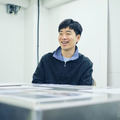 楽しそうにマシントークをする後藤さん。