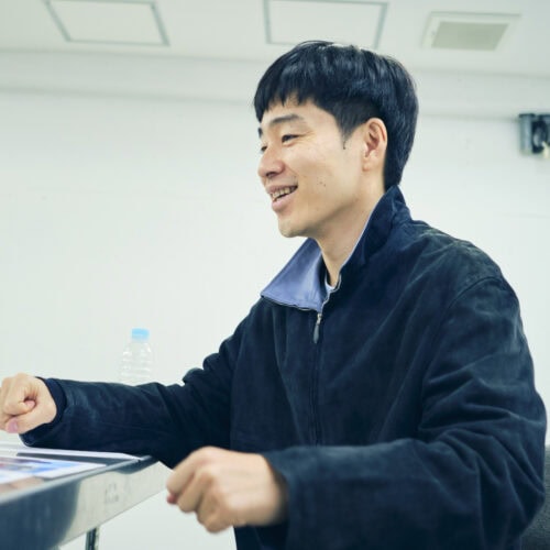 楽しそうにマシントークをする後藤さん。