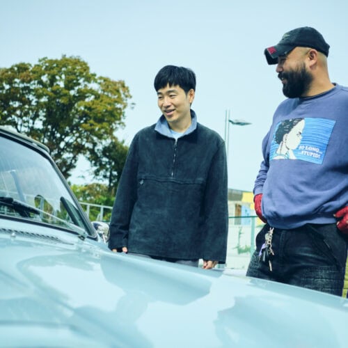 Ami8を見つめながらマシントーク。