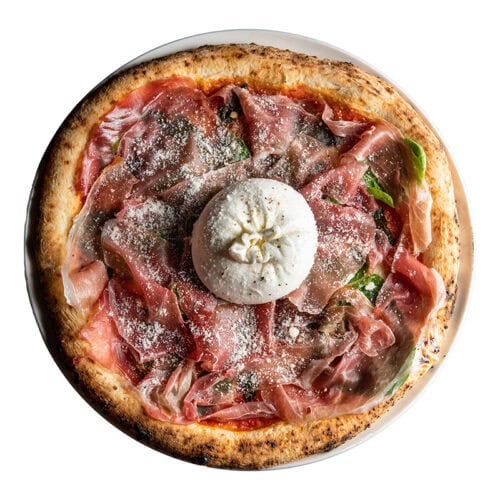 Pizza 4P's ブッラータパルマハムピザ