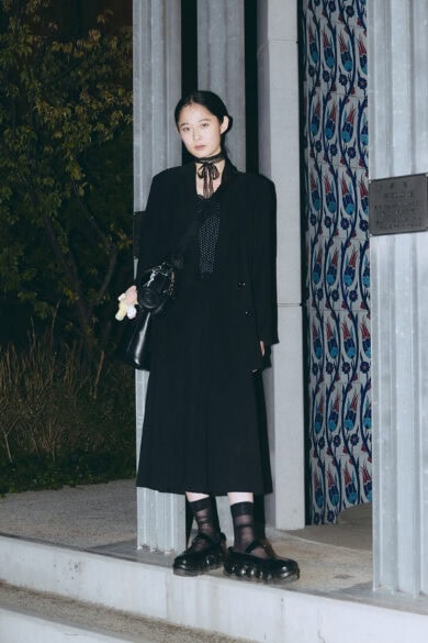 【スナップ】オールブラックのモードなコーデでも意識したのは「動きやすさ」