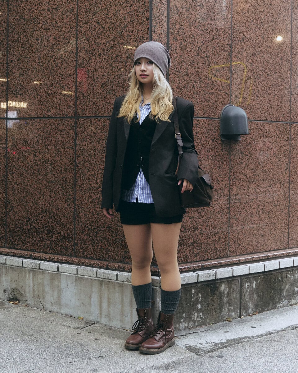 【スナップ】ジャケット、ベスト、シャツ…寸分の狂いもない絶妙レイヤード