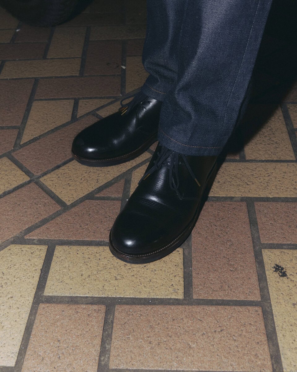 【スナップ】アー・ペー・セーのデニムからの逆算でボリュームあるニットをトップスに