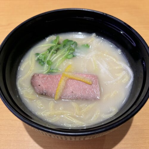 スシロー　濃厚鯛塩ラーメン